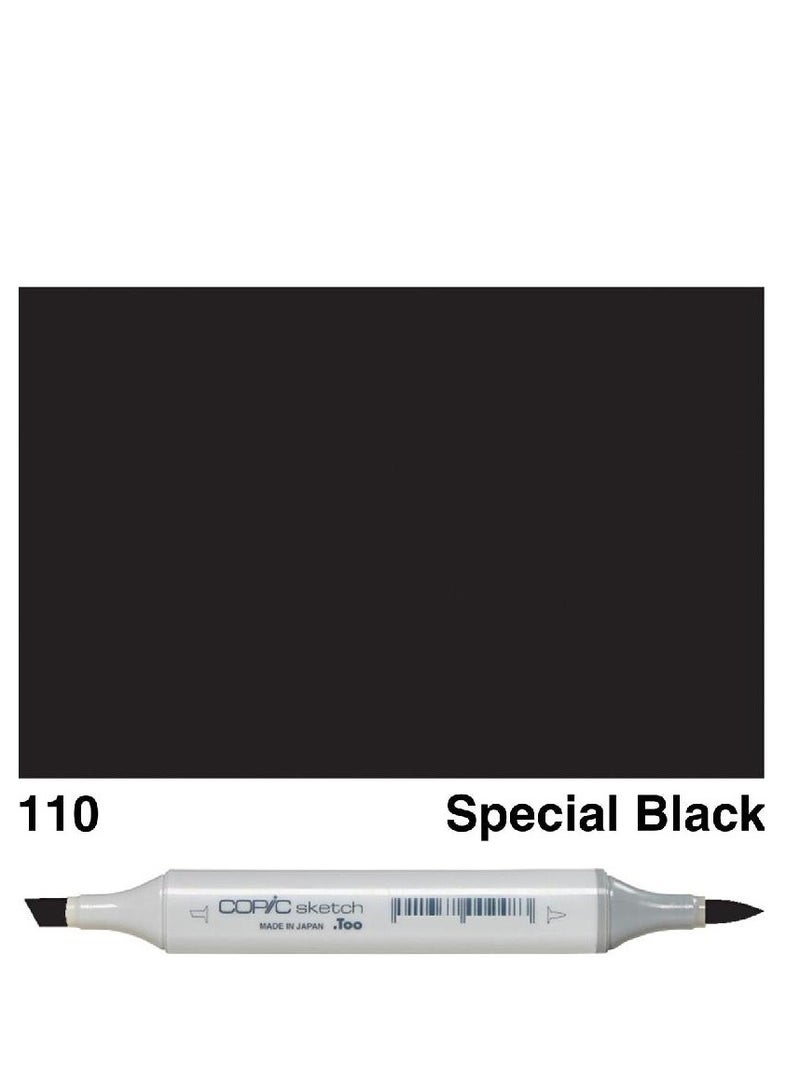 COPIC Sketch 110 Graphic Art Marker Special Black Twin Tip