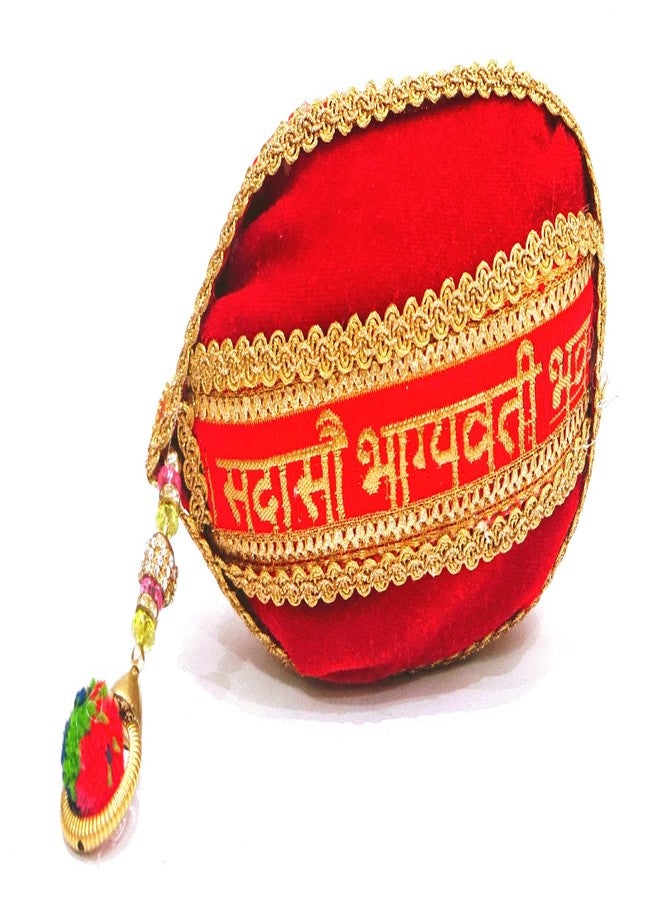Unique Palette Decorated Shagun Nariyal Engagement Ring Ceremony | Wedding Gift | Shagun Gift | Decorative Nariyal for Marriage | Coconut Decorated Shagun Nariyal for Wedding - Image 2