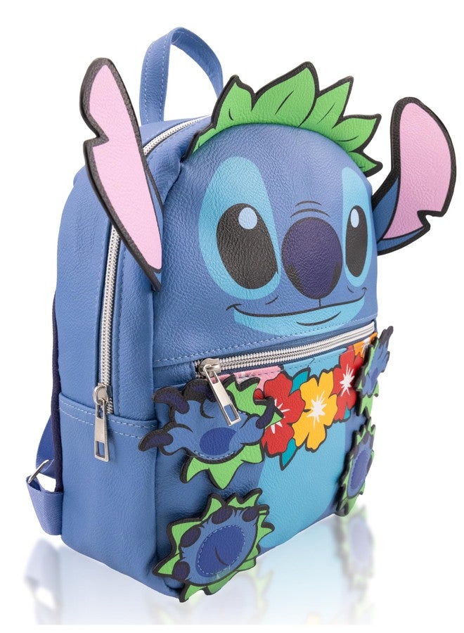 Fast Forward Disney Lilo and Stitch Backpack for Women, Men, Unisex | Cute PU Leather 10" Stitch Mini Backpack Purse Shoulder Purse | Stitch Bag and Stitch Accessories - Image 2