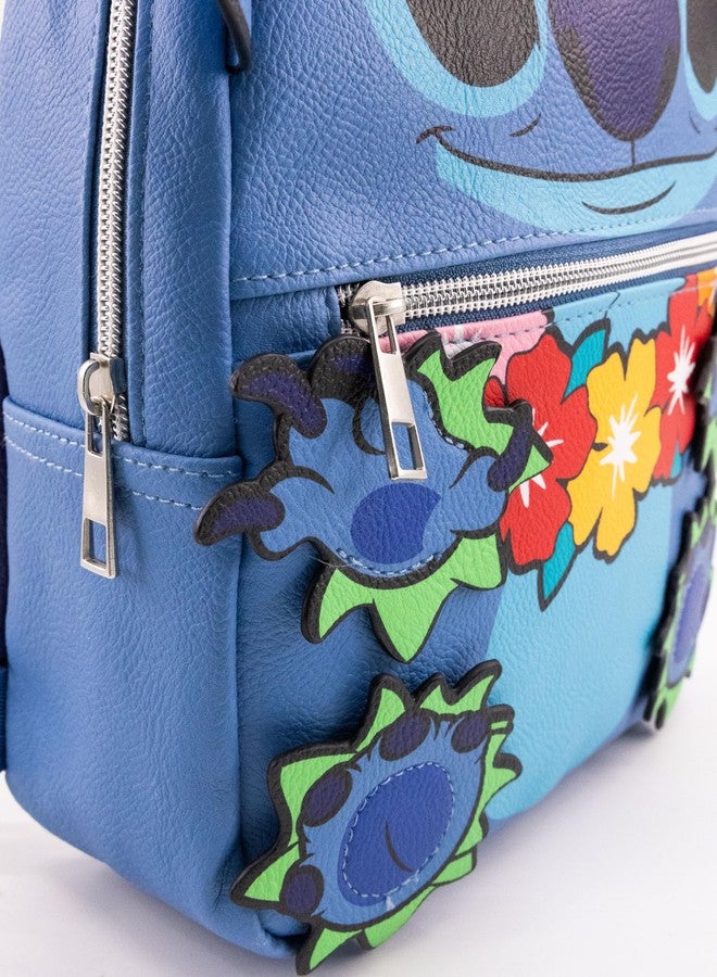 Fast Forward Disney Lilo and Stitch Backpack for Women, Men, Unisex | Cute PU Leather 10" Stitch Mini Backpack Purse Shoulder Purse | Stitch Bag and Stitch Accessories - Image 4