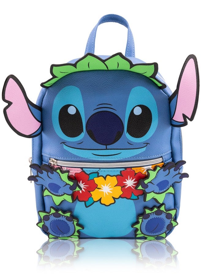 Fast Forward Disney Lilo and Stitch Backpack for Women, Men, Unisex | Cute PU Leather 10" Stitch Mini Backpack Purse Shoulder Purse | Stitch Bag and Stitch Accessories - Image 1