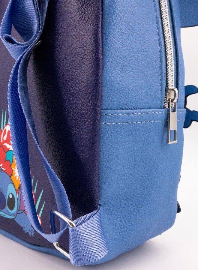 Fast Forward Disney Lilo and Stitch Backpack for Women, Men, Unisex | Cute PU Leather 10" Stitch Mini Backpack Purse Shoulder Purse | Stitch Bag and Stitch Accessories - Image 5