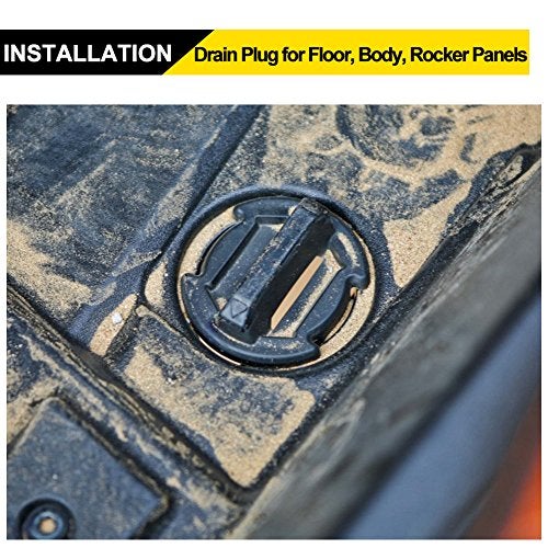 BUNKER INDUST بونكر إندست 2 قطع سدادة تصريف الأرضية المتعرجة لختم الفخ لسيارات بولاريس RZR XP 1000 900 XP 4 تيربو جنرال 8414694 لعام 2014/2015/2016/2017/2018/2019 - Image 3