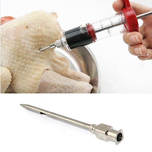 PZRT 4pcs Injector Needle for Barbecue, Stainless Steel Marinade Turkey BBQ Meat Injector Needle Kitchen Accessories Party Home Supplies - Image 4