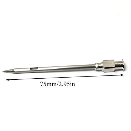 PZRT 4pcs Injector Needle for Barbecue, Stainless Steel Marinade Turkey BBQ Meat Injector Needle Kitchen Accessories Party Home Supplies - Image 3
