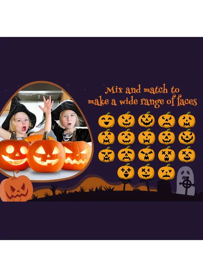 5 Piece Halloween Pumpkin Carving Knife Set With Easy To Use Molds - Image 2