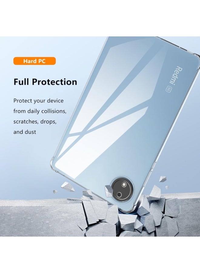 Xiaomi Redmi Pad Se 8.7 inch 2024 mobile case, advanced air-cushion drop protection, slim silicone and thermoplastic polyurethane cover, Redmi Pad S 8.7 inch 2024, transparent - Image 2