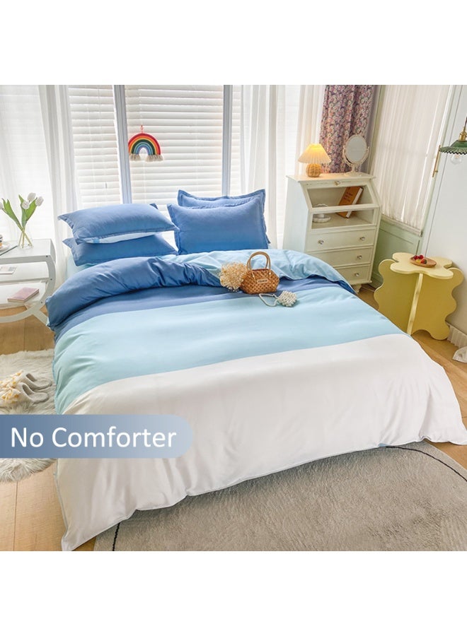 ZERIFAM 4 Piece Duvet Cover Set, Ultra Soft Microfiber Comforter Cover Set with Zipper Closur, Cotton Bedding Set with 2 Pillow Cases(220x240cm) - Image 3