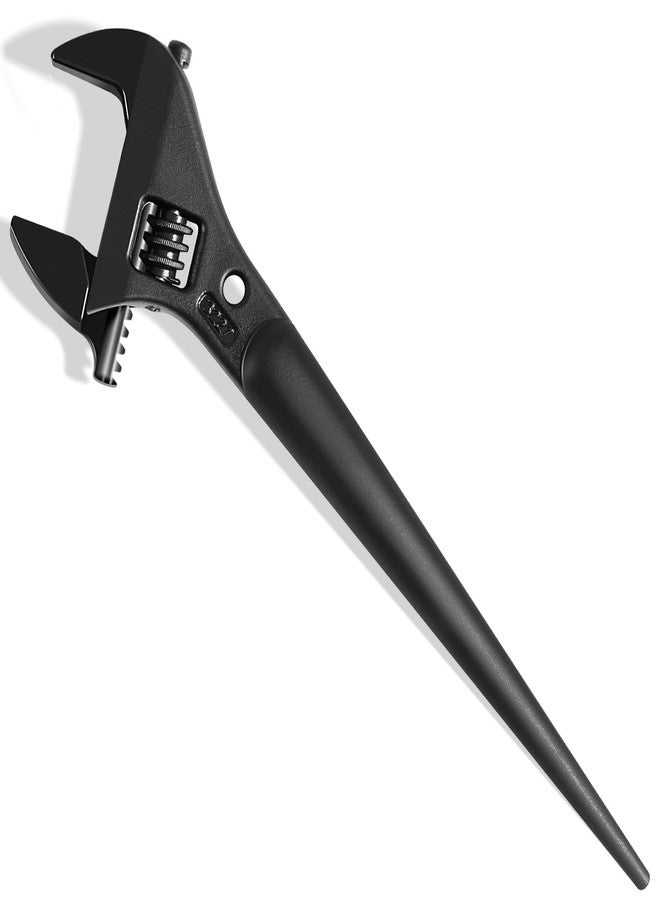 Bonbo 3227 Extra Wide Adjustable Wrench, Spud Wrench with Tether Hole for Up to 1-7/16-Inch Nuts and Bolts, 10 Inch - Image 1