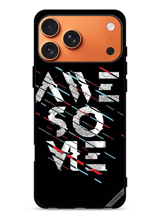 Covernex Apple iPhone 17 Pro Max Protective Case Cover Calligraphy Word Awesome - Image 1