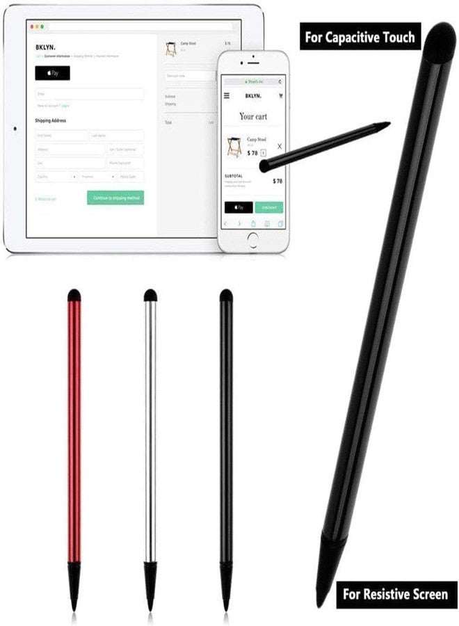 Galepromot 2 Pcs Black Stylus Pens for Touch Screens, Stylus Pen Universal Touch Screen capacitive Touch Screen Devices Capacitive Stylus Compatible for iPad, Samsung Galaxy, Touch Screen Smartphones Accessories - Image 4
