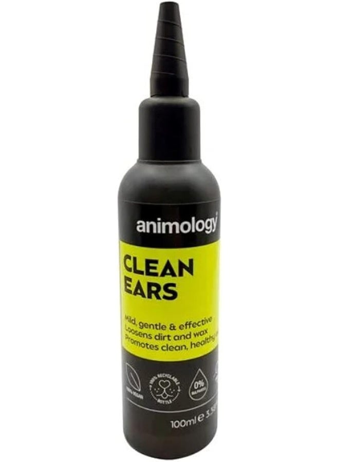 Animology Clean Ears Vegan Gentle & Effective Soothing Dog Ear Cleaning Solution 100ml - Image 1