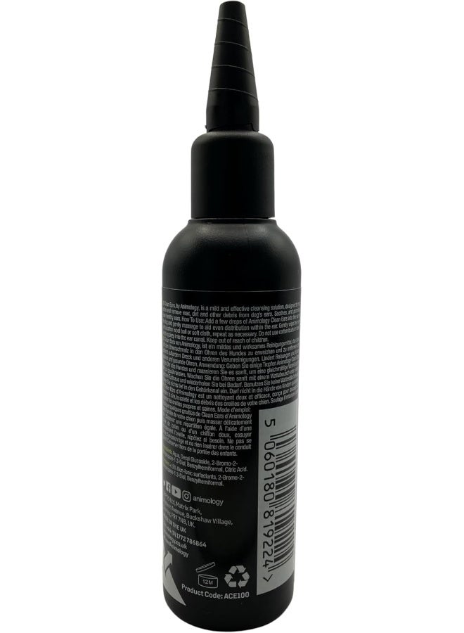 Animology Clean Ears Vegan Gentle & Effective Soothing Dog Ear Cleaning Solution 100ml - Image 2
