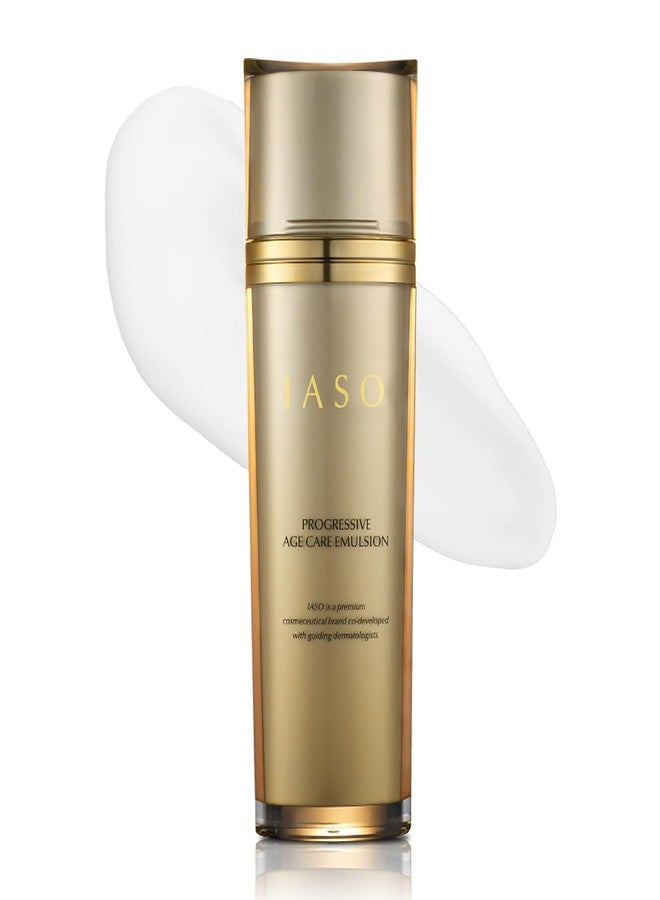 IASO PROGRESSIVE Age Care Emulsion | Premium Anti-Aging, Anti-Wrinkle Emulsion, Long-Lasting Moisture, Youthful Glow, Enriched with Ginseng, Korean Skin Care, 3.38 oz - Image 1