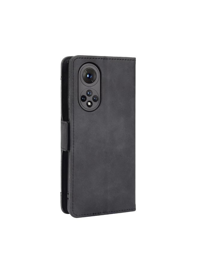 Zaboon Case For Honor 50 Skin Feel Calf Pattern Horizontal Flip Leather Case with Holder & Card Slots & Photo Frame  - Image 4