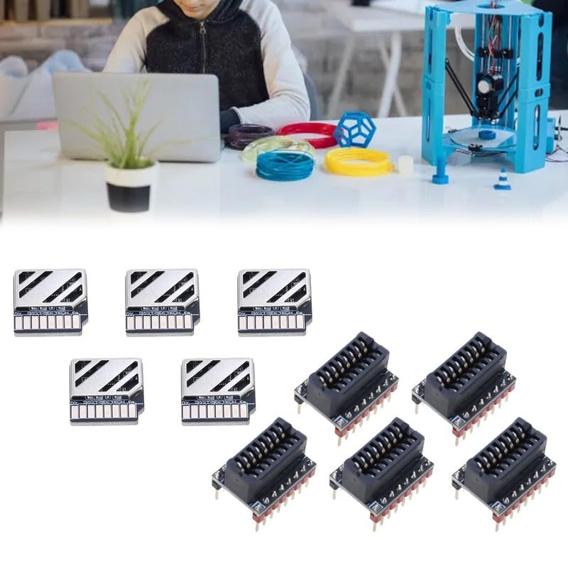 EZ2209 Stepper Motor Driver 5 PCS With Upgraded Heat Sink And 5 Connectors - Image 3