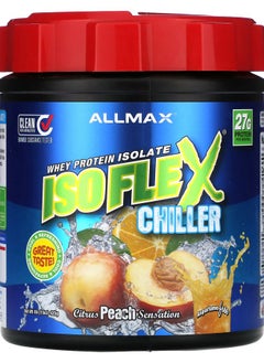 Allmax ISOFLEX® Chiller Whey Protein Isolate Citrus Peach Sensation 1 lb (425 g) 