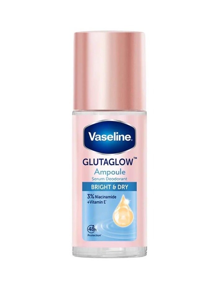 Vaseline Glutaglow Bright & Dry Ampoule Serum Deodorant - 45ml