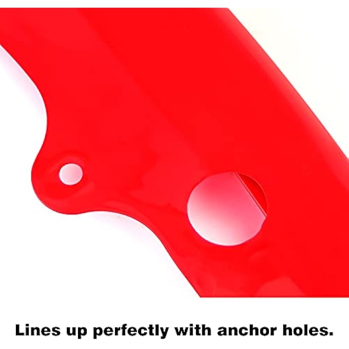 AUXMART Front Bumper Lip Splitter Protector Compatible with Dodge Challenger Scat Pack R/T GT SRT, Red - Image 3