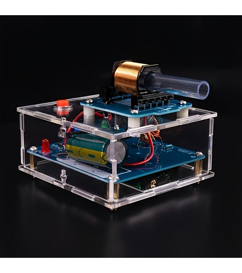 High Voltage Electromagnetic Cannon DIY Kit Science Experiment for Students Hobbyists - Image 1