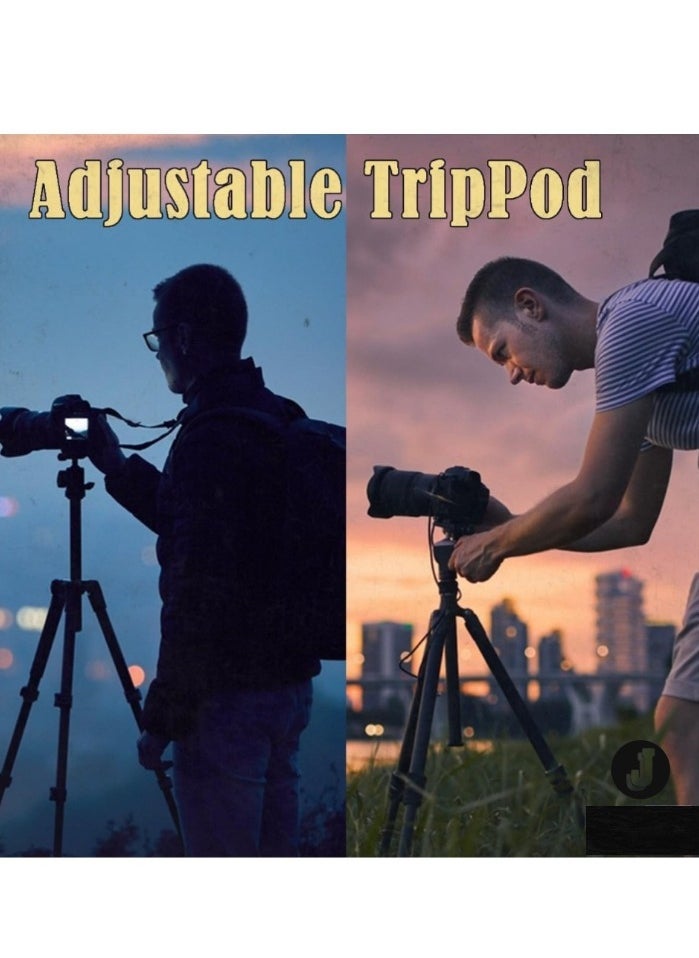 JAJEEK Lightweight and Versatile Tripod with Mobile Clip and Carry Bag – Perfect for Vlogging, Travel, Live Streaming, and Smartphone Photography - Image 4