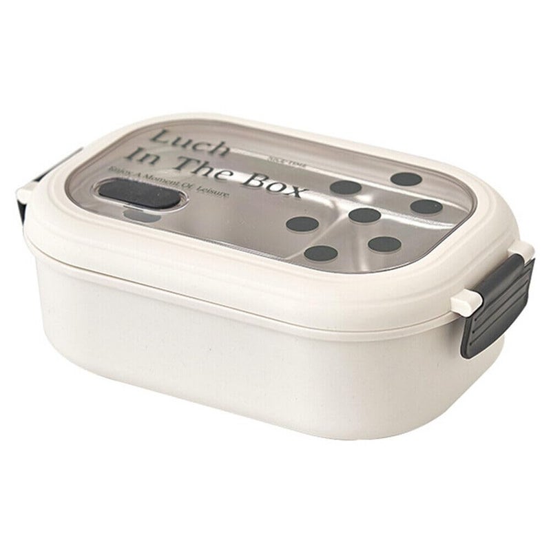 THE VENTI Venti Star Durable Plastic Stainless Steel Airtight Lid BPA FreeMicrowaveSS304 950ML White Polkadot - Image 1