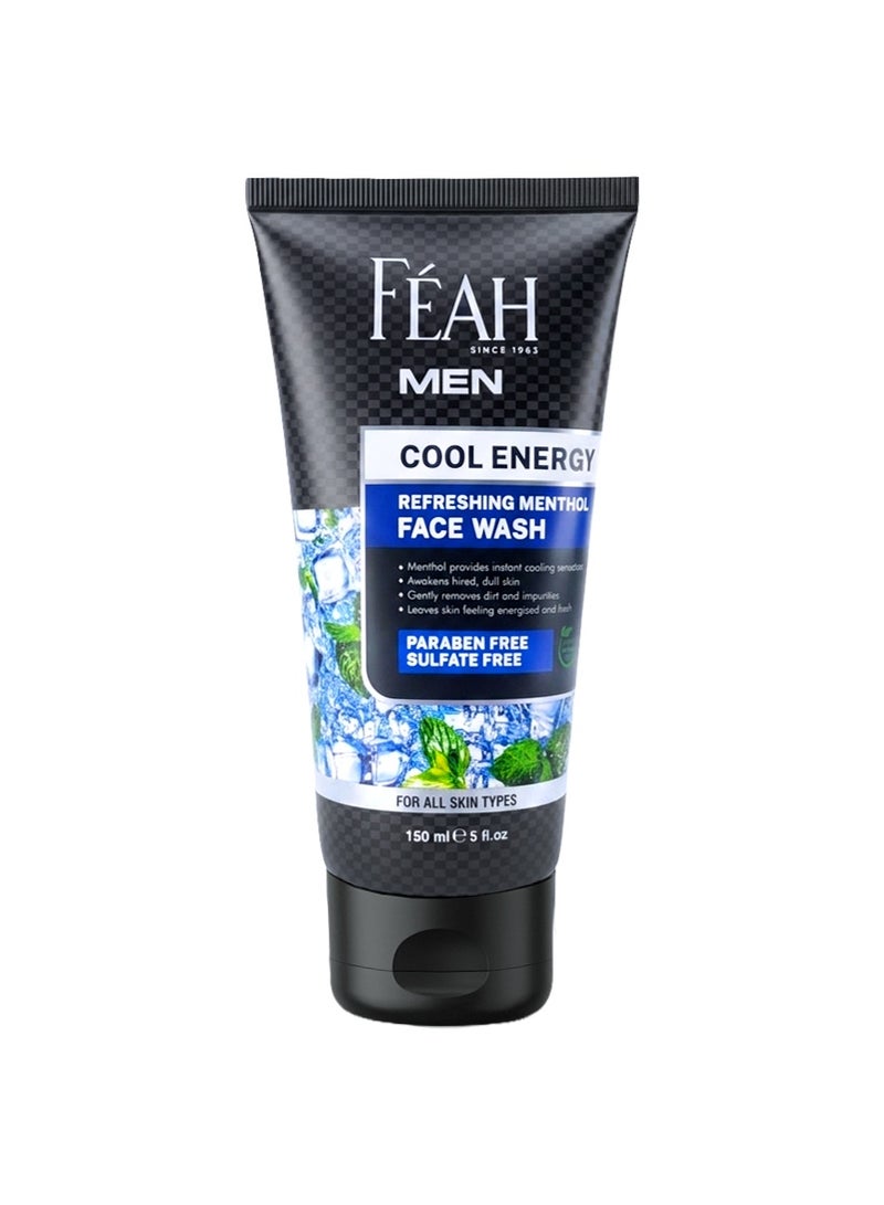فياح غسول الوجه للرجال من فيا أويل كول إنرجي 150 مل - تركيبة تنظيف عميق والتحكم في الزيوت - Image 1