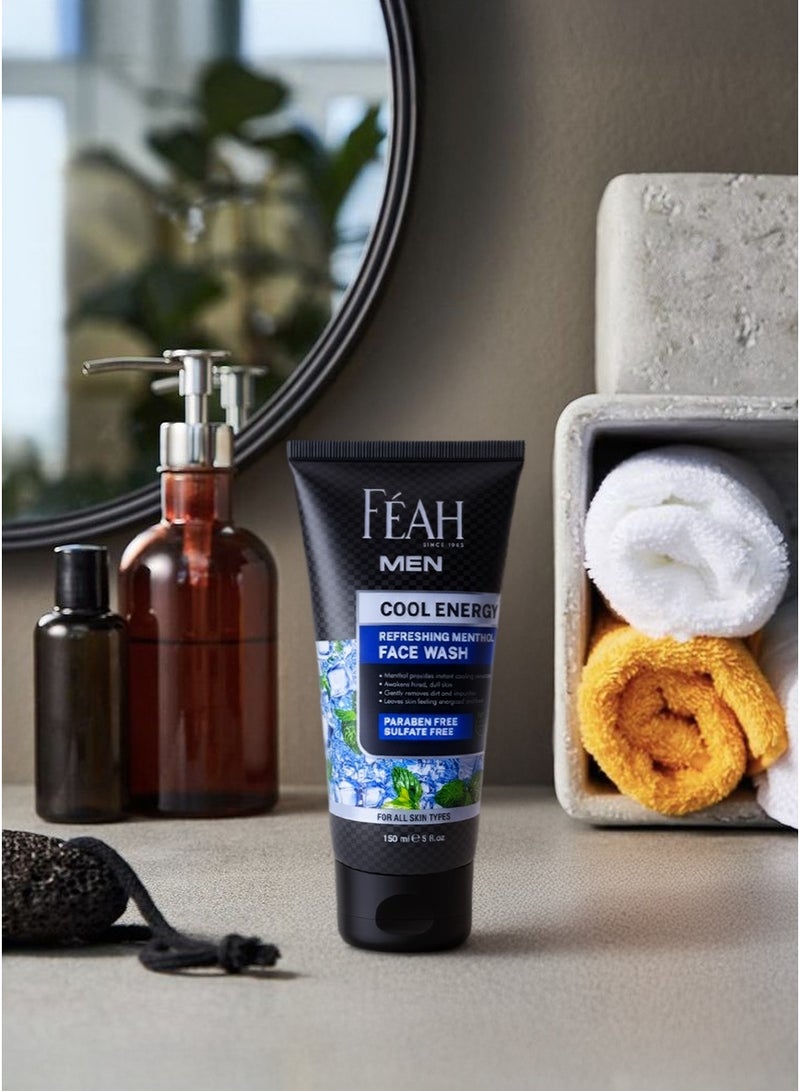 فياح غسول الوجه للرجال من فيا أويل كول إنرجي 150 مل - تركيبة تنظيف عميق والتحكم في الزيوت - Image 3