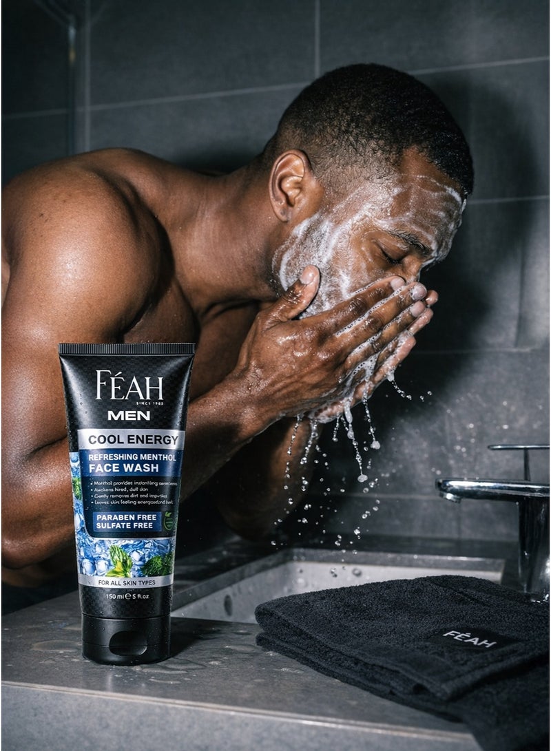 فياح غسول الوجه للرجال من فيا أويل كول إنرجي 150 مل - تركيبة تنظيف عميق والتحكم في الزيوت - Image 5