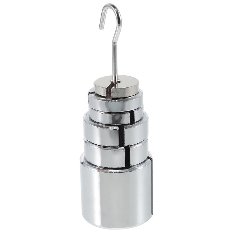 11022 Slotted Lab Weights Set 200g 50g 20g 10g with Hanger Iron Calibration for Physics Experiment Teaching and Laboratory Use - Image 1