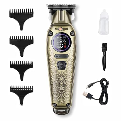 Pick Ur Needs Rechargeable Hair Grooming Machine/Beard Shaver/Hair Trimmer With 4 In 1 Blade 75 RPM Power Trimmer 180 min Runtime 4 Length Settings Trimmer For Men - Image 1