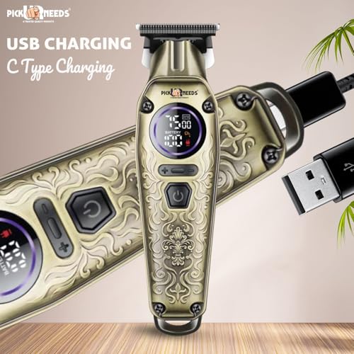 Pick Ur Needs Rechargeable Hair Grooming Machine/Beard Shaver/Hair Trimmer With 4 In 1 Blade 75 RPM Power Trimmer 180 min Runtime 4 Length Settings Trimmer For Men - Image 5
