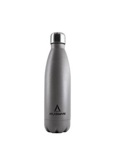 Atlasware Water Bottle with a Capacity of 500 ml, Stainless Steel Water Bottle that keeps Cold for 37 Hours and Keeps Heat for 16 Hours, Cappuccini  - Image 1