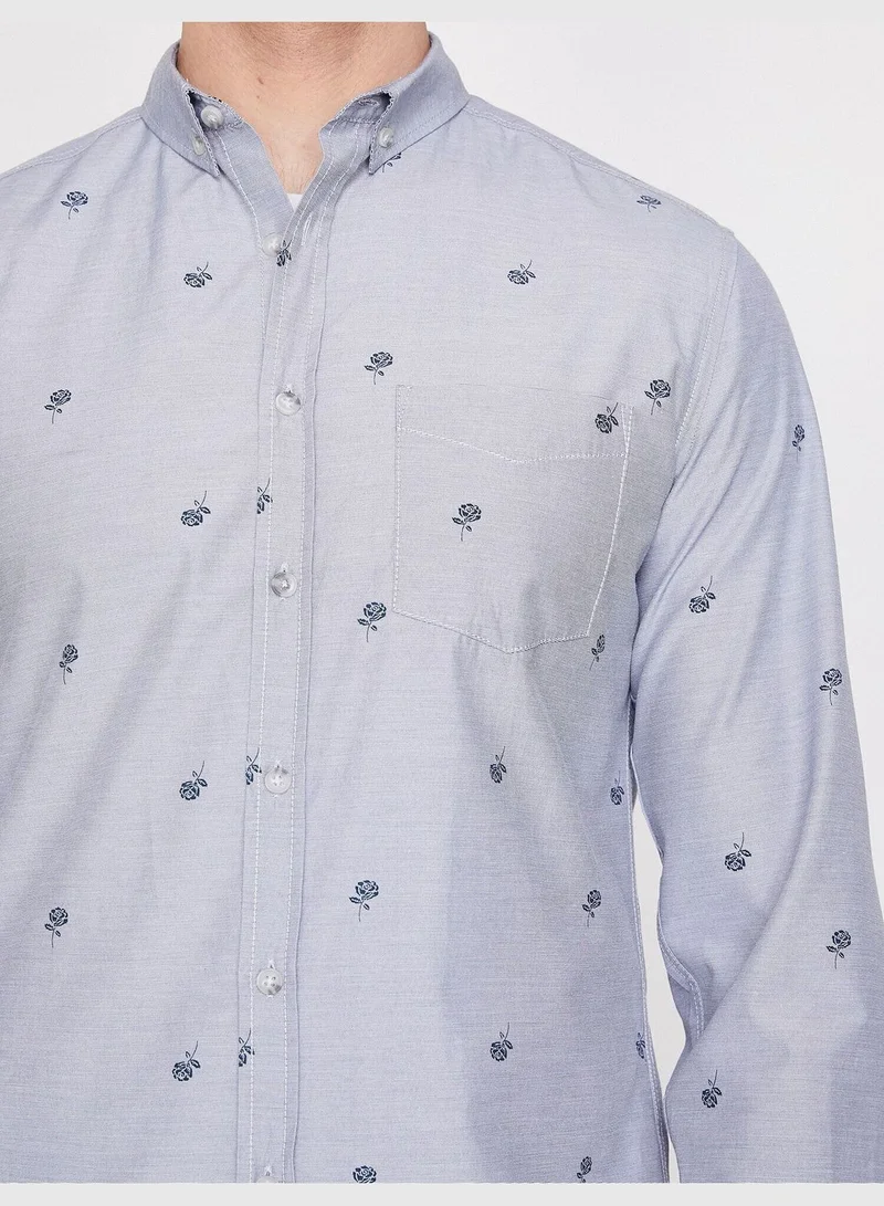 كوتون Patterned Shirt