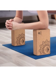 Cork Yoga Blocks 2 pack with 8ft Strap Set Natural Cork Yoga Bricks- High Density & Eco Friendly Yoga Accessories for Women - Ideal for Yoga Pilates General Fitness and Stretching 9x6x3'' - pzsku/ZF2F83710D184844C6657Z/45/_/1741095268/b2c9c159-a60f-40a3-9656-3d825e07467a