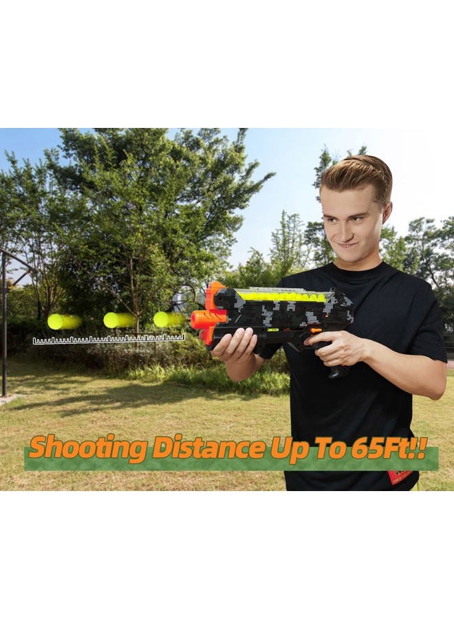 YTSWELE Blaster Gun with Protective Goggles and 100 Rounds for Boys and Girls Up to 110 FPS Compatible with Nerf Hyper Rounds Darts, Easy Reload, Holds Up to 50 Rounds (Camo) - Image 5