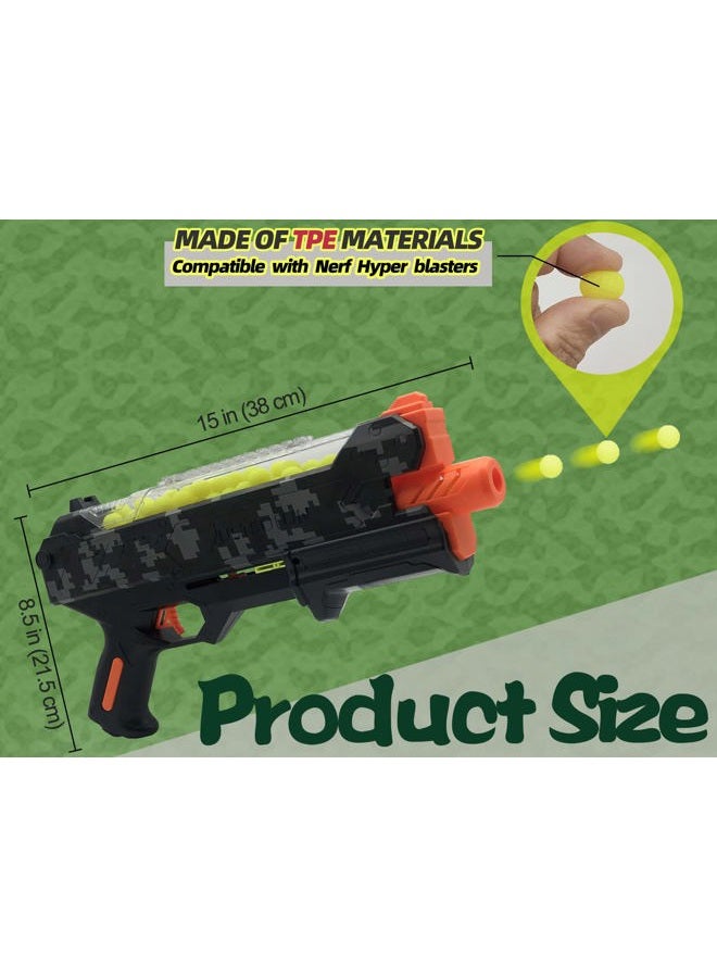 YTSWELE Blaster Gun with Protective Goggles and 100 Rounds for Boys and Girls Up to 110 FPS Compatible with Nerf Hyper Rounds Darts, Easy Reload, Holds Up to 50 Rounds (Camo) - Image 3