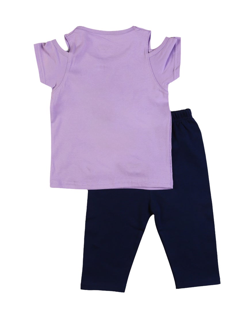 Zercon Summer Pajama Set for Girls 7319 - Image 3