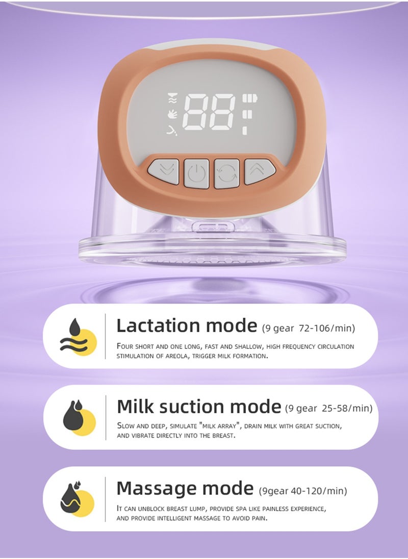ألتوموم مضخات ثدي كهربائية قابلة للارتداء مع شاشة LED، 3 أوضاع، 9 مستويات، خالية من مادة BPA  - Image 3