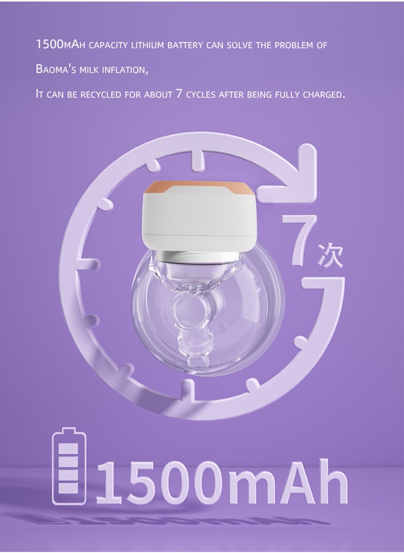 ألتوموم - مضخات ثدي كهربائية قابلة للارتداء مع شاشة LED، 3 أوضاع، 9 مستويات، خالية من مادة BPA - Image 1