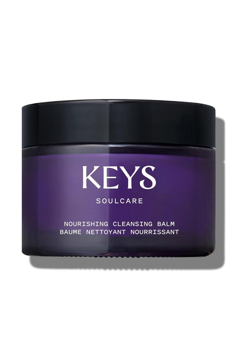 keys Keys Soulcare Nourishing Cleansing Balm + Makeup Remover, Soothing Cleanser Removes Impurities & Hydrates Skin with Shea Butter, Cruelty-Free, 2.82 Oz  - Image 1