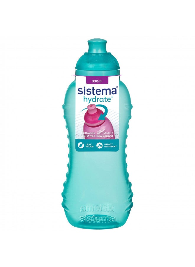 sistema مجموعة زجاجات الماء سستما تويست 'إن' سيب، 330 مل، ألوان متنوعة - Image 1