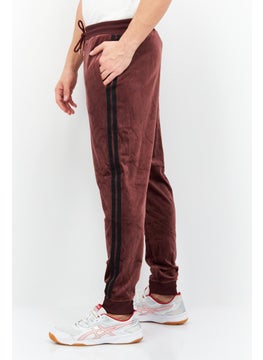 INC Men Regular Fit Stripe Jogger Pants, Brown  - Image 4