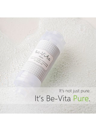 Pure Shower Filter - 2-in-1 Antibacterial Sediment & Mineral Filtration - Dechlorinating - Water Purifier for Sensitive Skin, Hair & Family Use - Made in Korea (Unscented)
