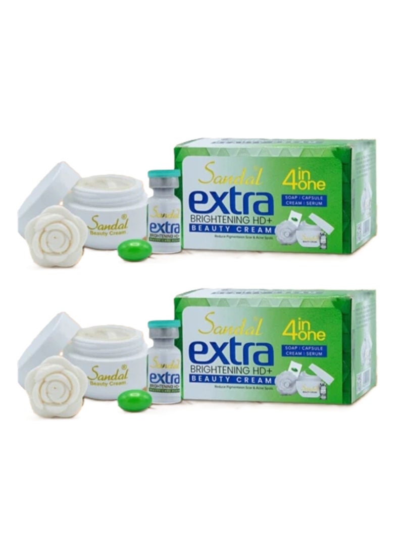 Extra Brightening HD+ Beauty Cream 4-in-1 - Pack of 2