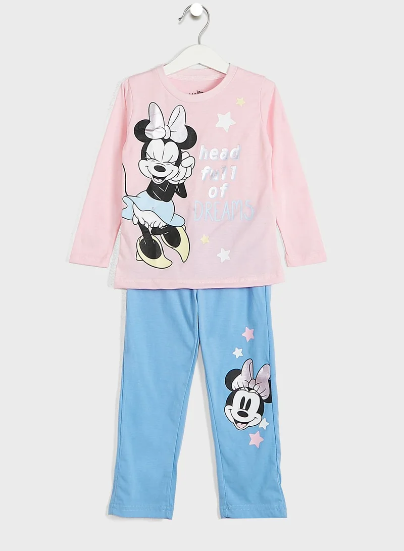 Disney Minnie Mouse Kids Minnie Mouse Pyjama Set