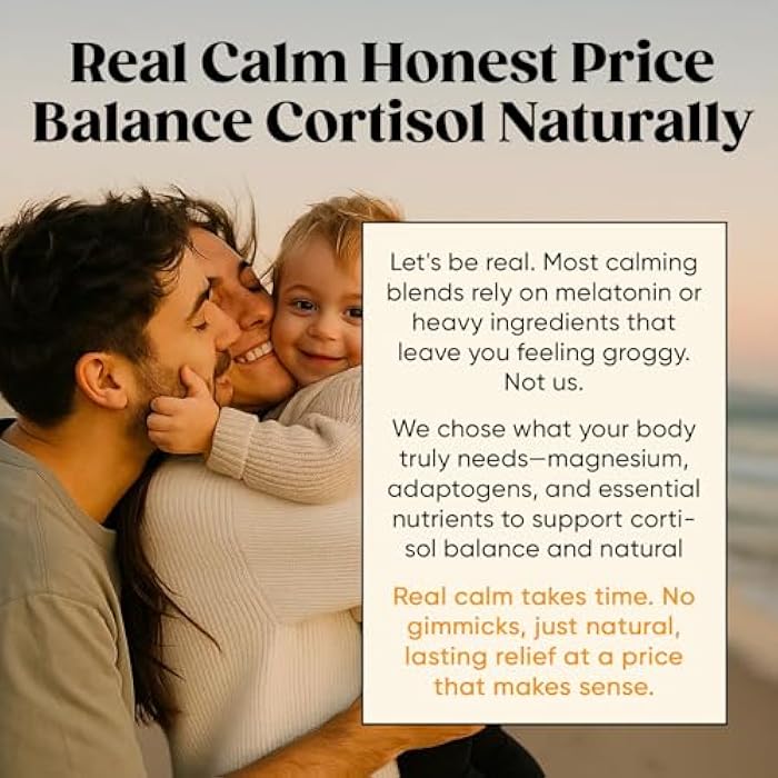 Venture Pal Calm Drink Mix, 12-in-1 Cortisol Reducer and Sleep Aid with Magnesium Glycinate, Ashwagandha, L-Theanine,Vitamin D, Calm Magnesium Powder for Relax & Focus, No Sugar, Non GMO - Image 5