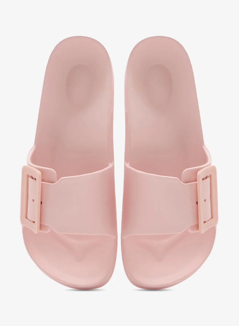 Ginger  Buckle Strap Slides for Women | Best Price UAE