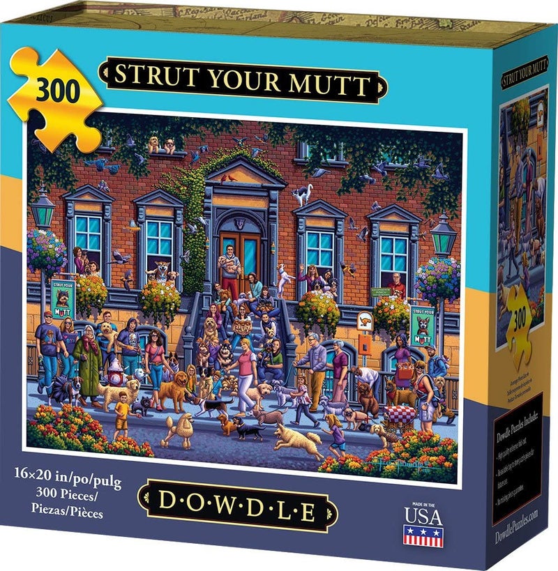Dowdle Jigsaw Puzzle - Strut Your Mutt - 300 Piece - Image 1