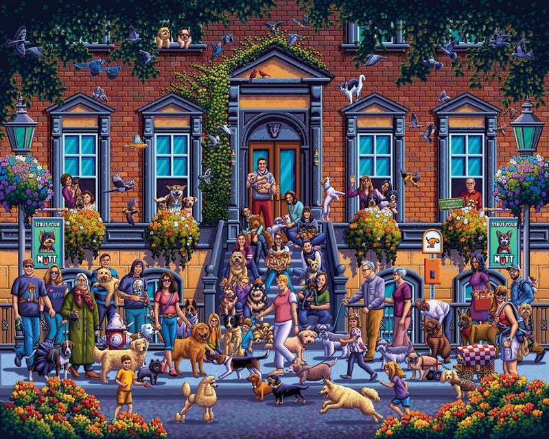 Dowdle Jigsaw Puzzle - Strut Your Mutt - 300 Piece - Image 2